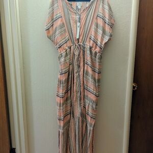 Caslon Striped Dress 2X